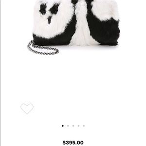 New Authentic Alice + Olivia fur panda bag